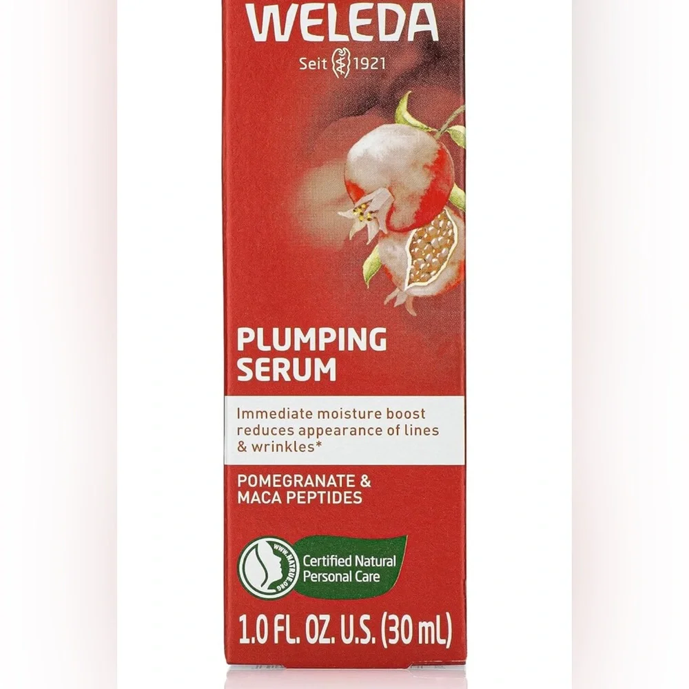 NIB Weleda Face Care Plumping Serum, Plant Rich‎ Serum with Peptides